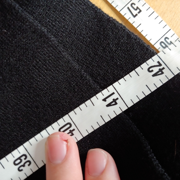 NEW Bcbgeneration | Black White Knit V-Neck Sweater Dress Fit & Flare Medium - Picture 8 of 15